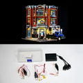 MOC modified LED lighting accessories kit with plastic components in various colours for model building projects.