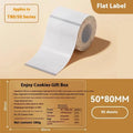 Pack of transparent waterproof adhesive labels in various rectangular and round sizes on a backing sheet.