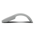 Folding wireless mouse in black with Bluetooth 4.0 showing unfolded and folded states