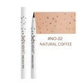 Dark brown waterproof freckle pen with precision tip for face and body application