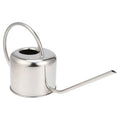 Stainless steel watering can with a long spout, shown in a choice of black, gold, or metallic finish.