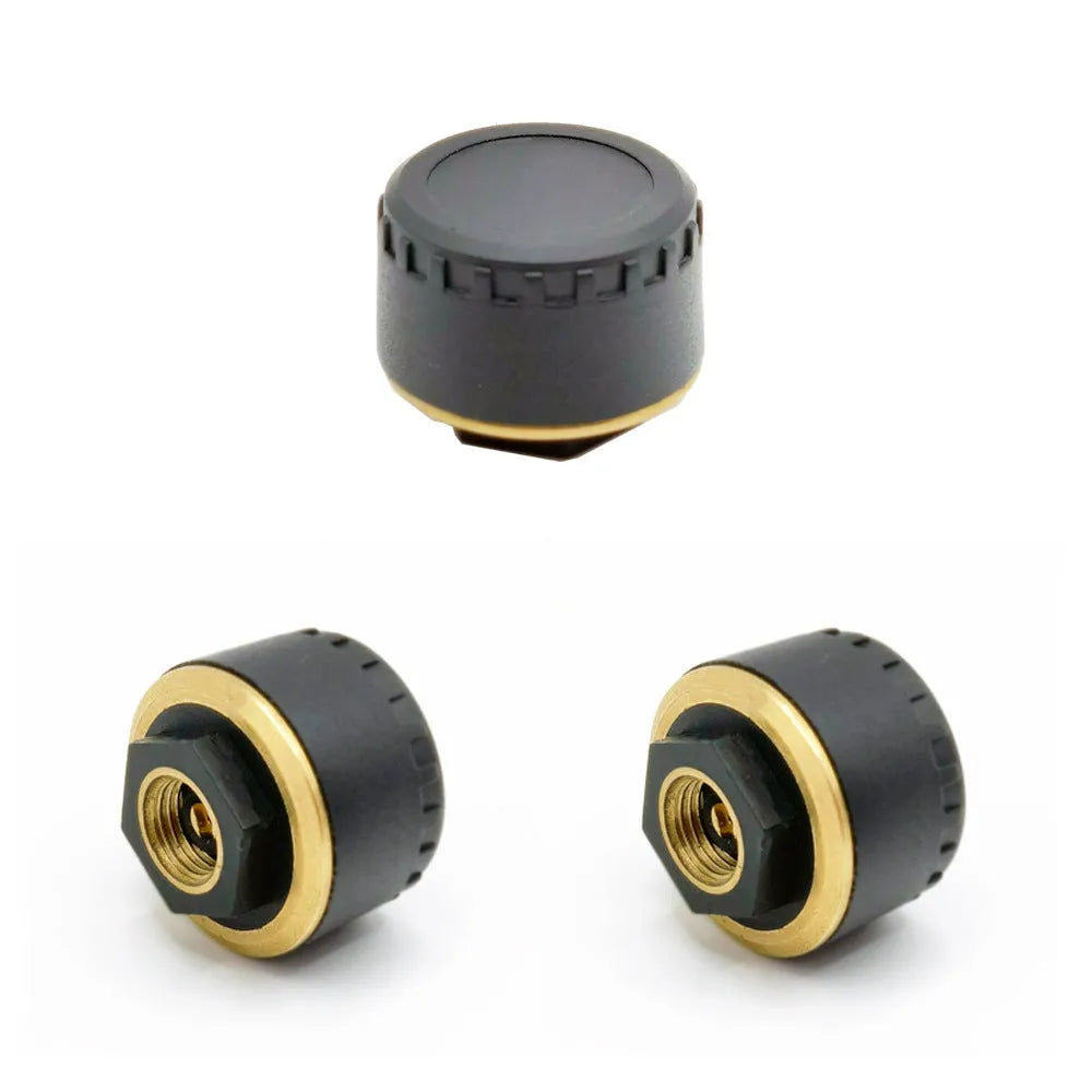 Bluetooth car tyre pressure monitoring system with four waterproof sensors for mobile phone display