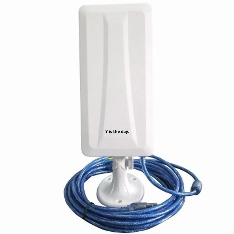 White high power USB wireless network card for desktop PC wifi connectivity