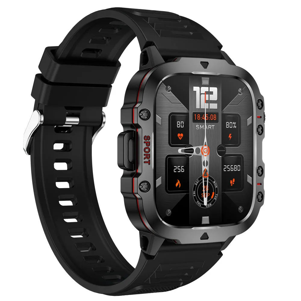 QX11 Smart Bluetooth Watch with TFT touch screen showing health metrics display