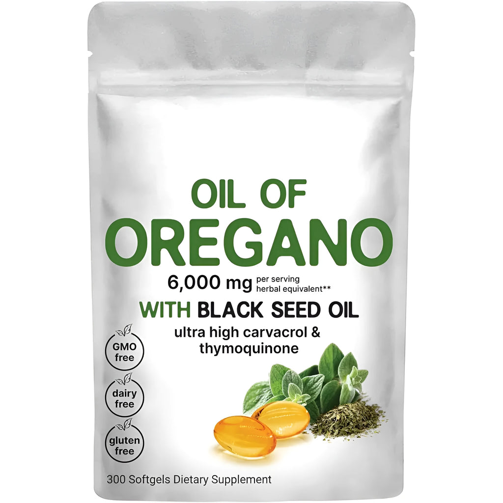 A bottle or pack of butter black seed oil soft gel capsules for adult dietary supplementation.