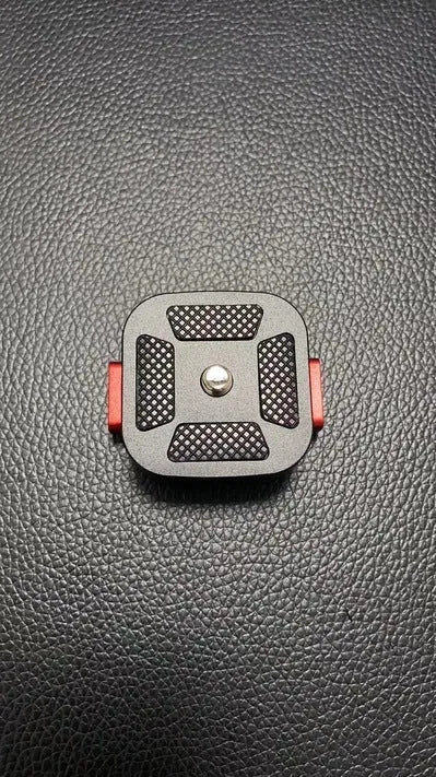 Aluminium alloy quick release base plate, square mini quick release seat, 19x23x38mm, for SLR camera and stabilizer