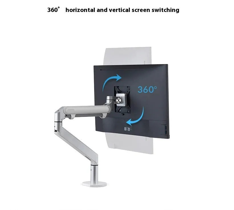 Hover Notebook Air Pressure Arm Bracket aluminium alloy computer stand in silver or black