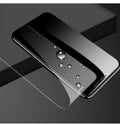 HD tempered glass screen protector for Samsung mobile phones showing fullscreen coverage