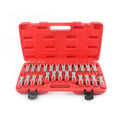 25-piece car terminal removal tool set with various extractors in storage case
