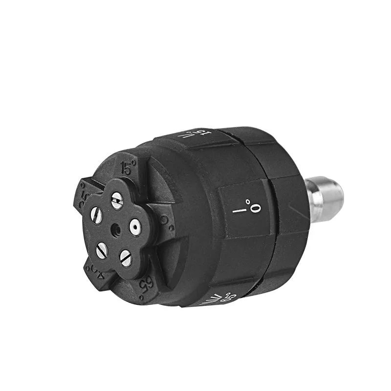 Multi-functional five-in-one plastic spray nozzle for high-pressure water guns with five pattern settings