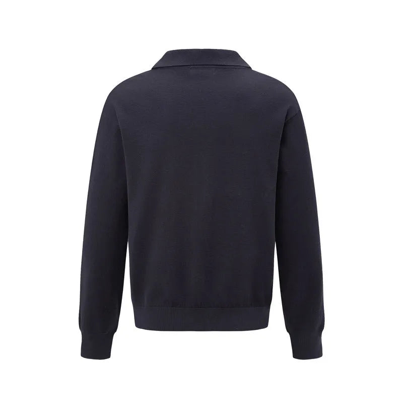 Loose acrylic blend bottoming shirt in pullover style for casual leisure wear