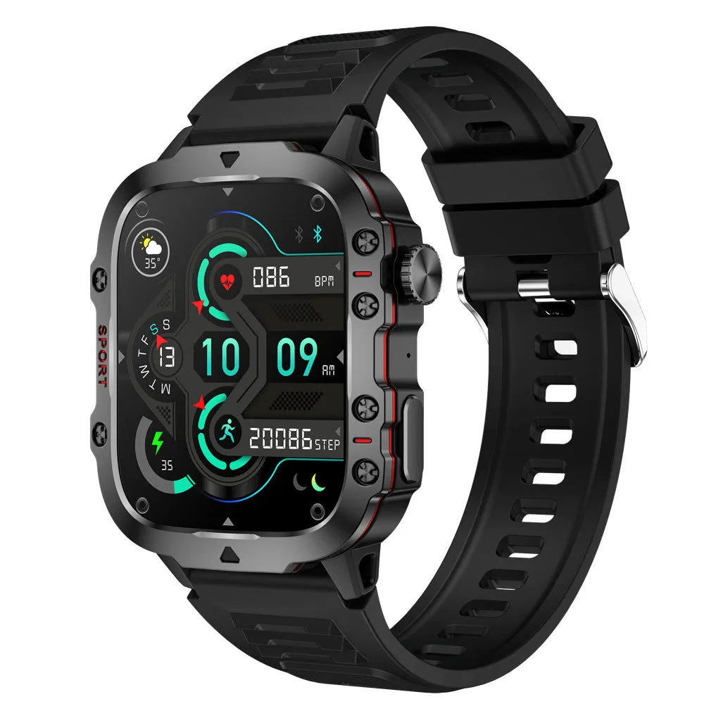 QX11 Smart Bluetooth Watch with TFT touch screen showing health metrics display