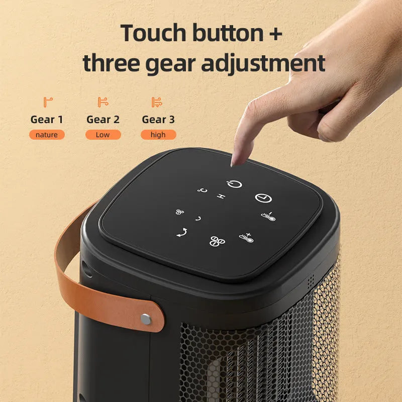 Digital PTC heater radiator with remote control in 618 electronic model colour