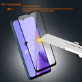 OPPO A9 2020 full screen tempered glass protector with anti-fingerprint coating and full glue application