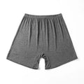 Men's solid colour modal boxer shorts on a white background, showing high-waist design.