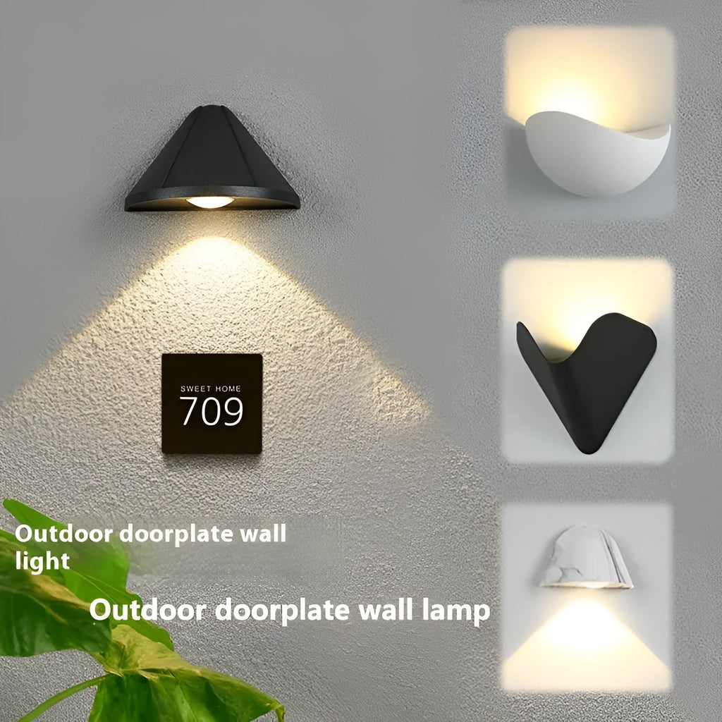 Black and white Bird's Nest style IP65 waterproof aluminium alloy LED courtyard lamp