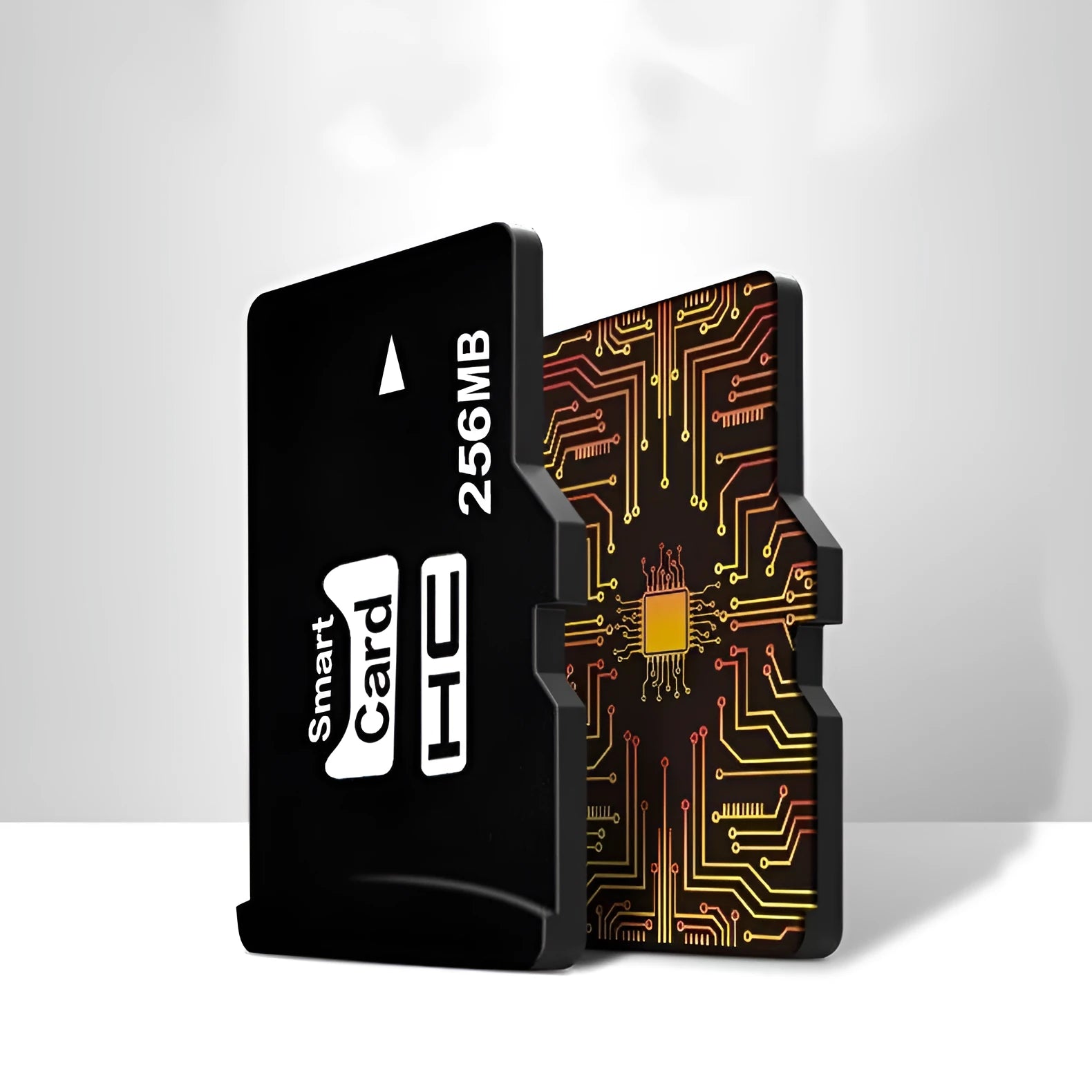 256MB TF memory card with a small built-in mini speaker on the packaging.