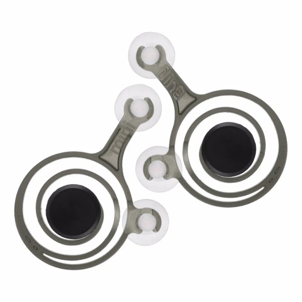 Universal mini joystick pair for mobile phone touch screen gaming in clear and black colour