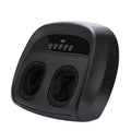 Flip automatic foot sole massager in black colour showing control panel and flip mechanism