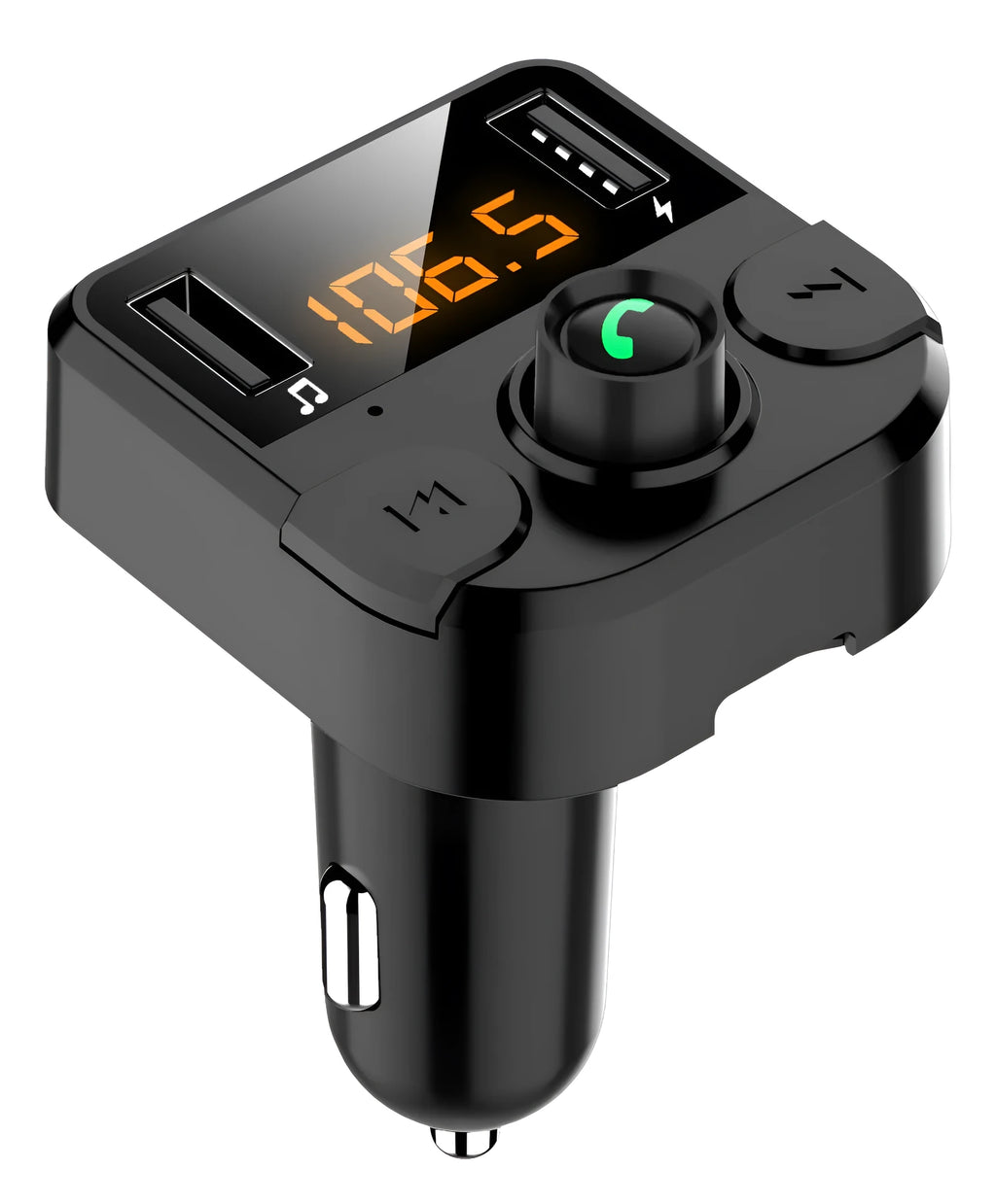 BT36B black car Bluetooth MP3 player with cigarette lighter connector for wireless music streaming