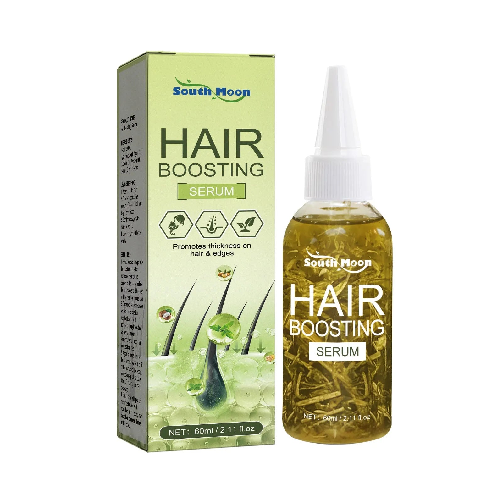 60ml bottle of anti-fall hair repair essential oil for dry brittle hair and split ends
