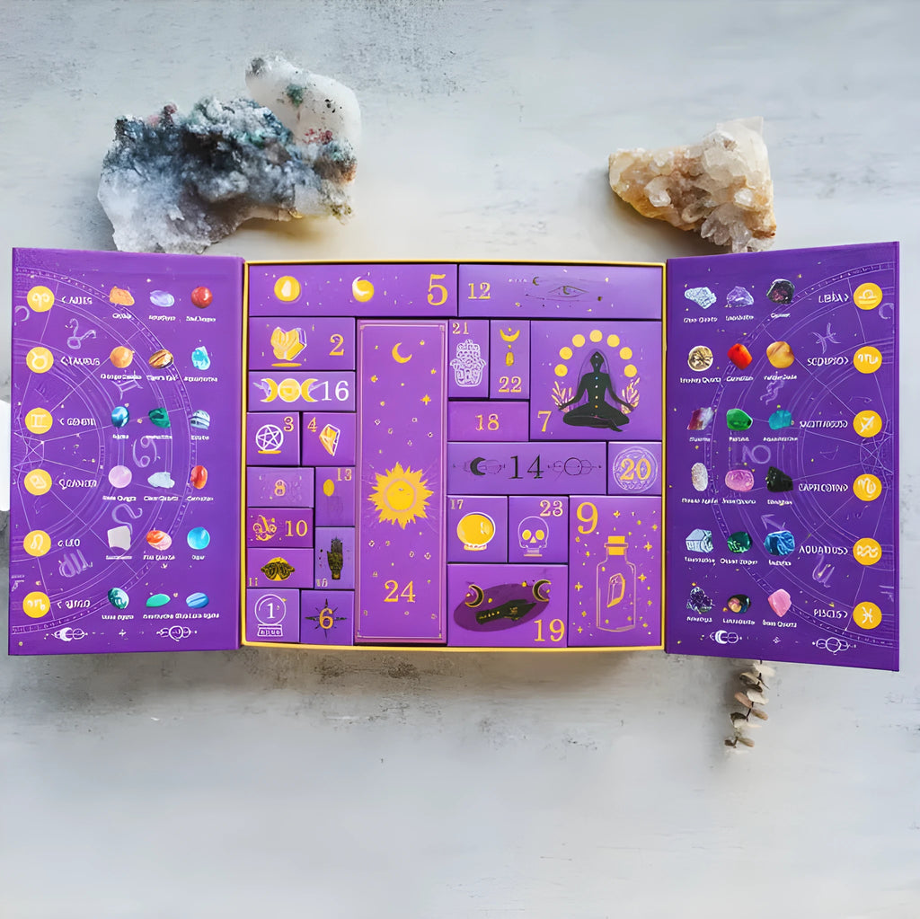 Halloween-themed paper gift box for countdown and decoration.