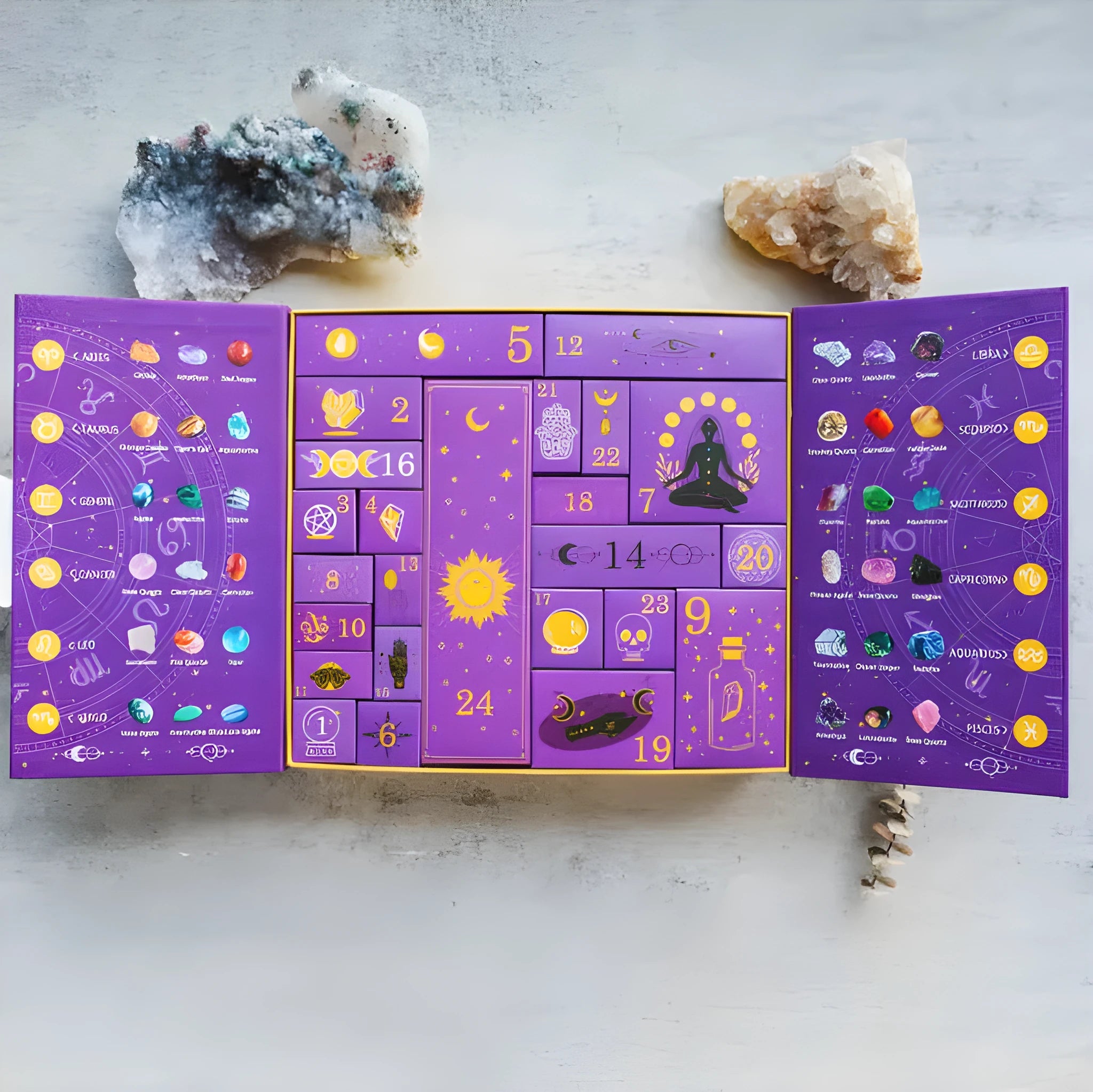 Halloween-themed paper gift box for countdown and decoration.