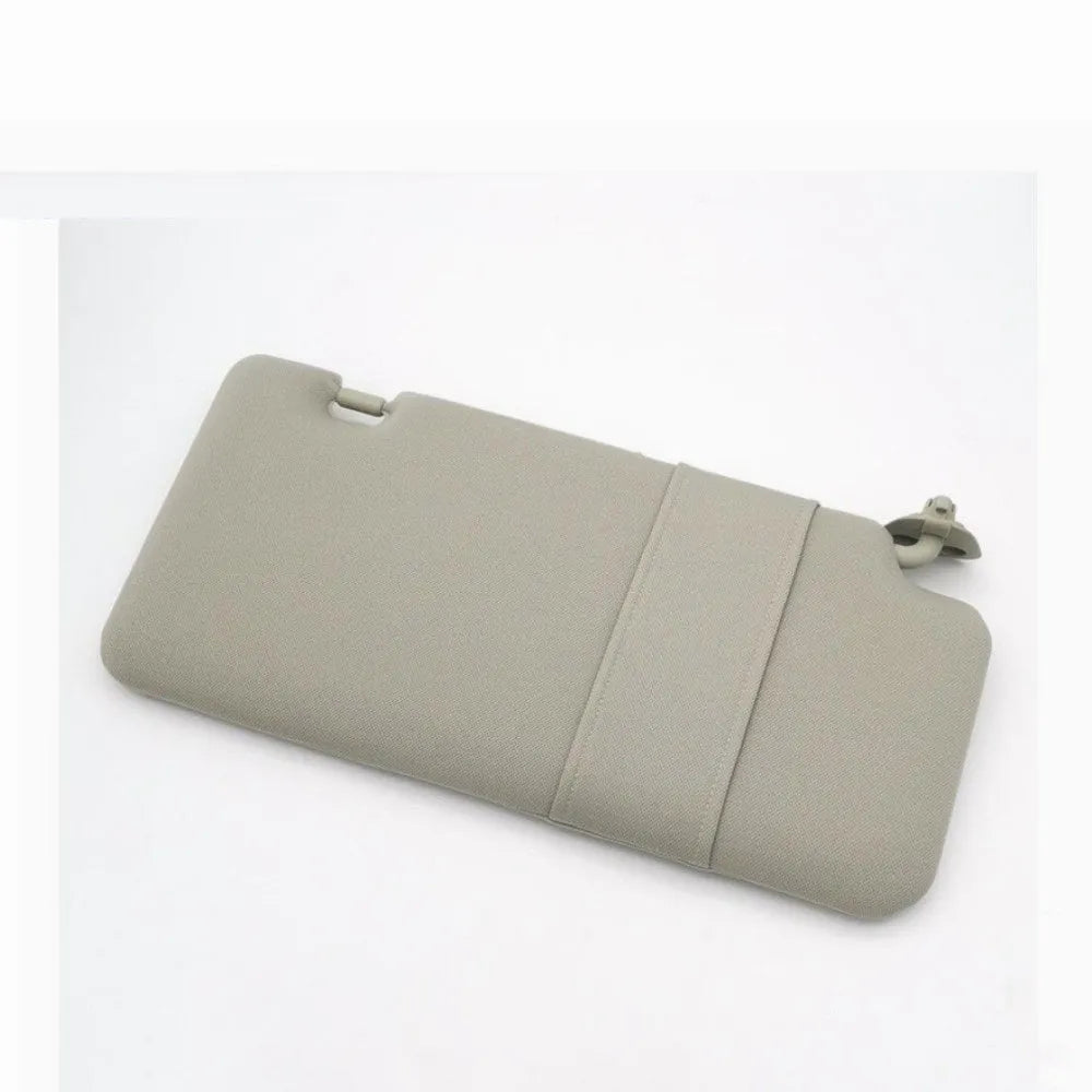 Beige sun visor with cosmetic mirror for 2005-2012 Nissan Lida vehicles