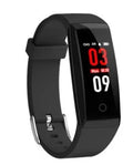 Colour screen smart bracelet with OLED display showing notifications