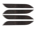 Carbon fibre door handle protection stickers for Tesla Model S vehicles