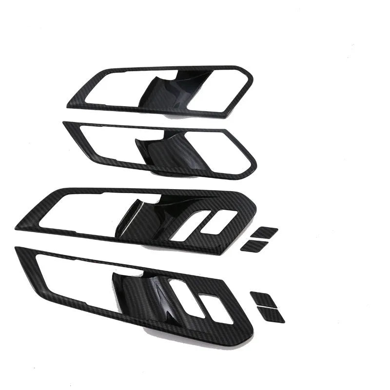Black ABS plastic BMW X5 front row cup holder trim replacement for 2019 models