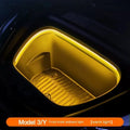 Tesla Model 3 and Model Y front cup holder ambience lighting kit in soft silicone housing