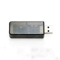 Silicon Labs EFR32MG21 Zigbee USB dongle in plastic housing for smart home networks.
