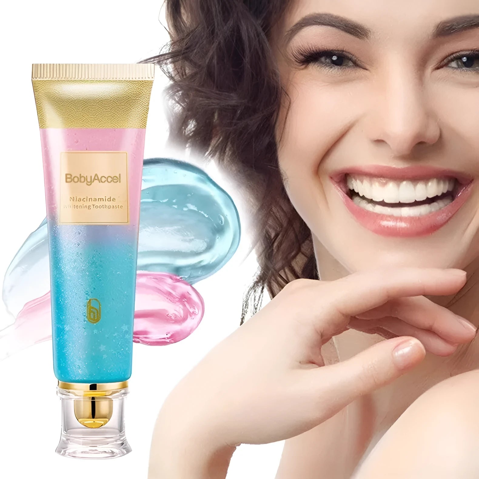 100g tube of nicotinamide whitening toothpaste for adults with cleaning function