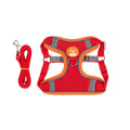 Adjustable dog harness vest with haulage rope in multiple colour options