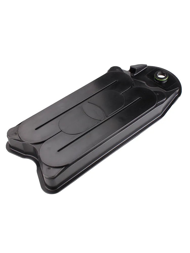 Black crankcase ventilation filter for Ram trucks with 6.7L Cummins diesel engines