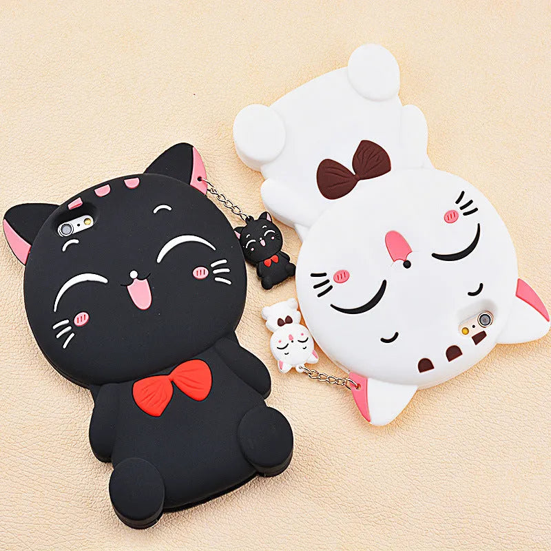 Soft silicone mobile phone case showing edge-proof design for Samsung and iPhone models