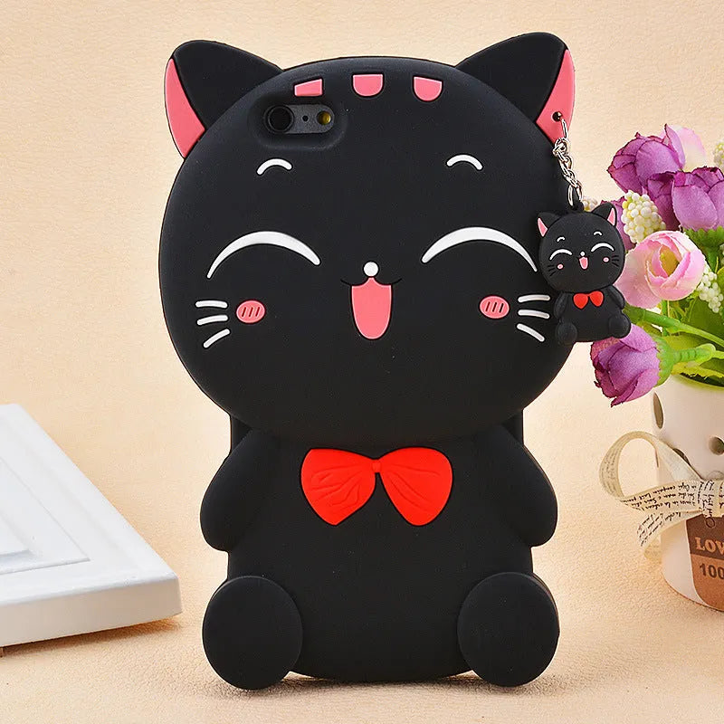 Soft silicone mobile phone case showing edge-proof design for Samsung and iPhone models