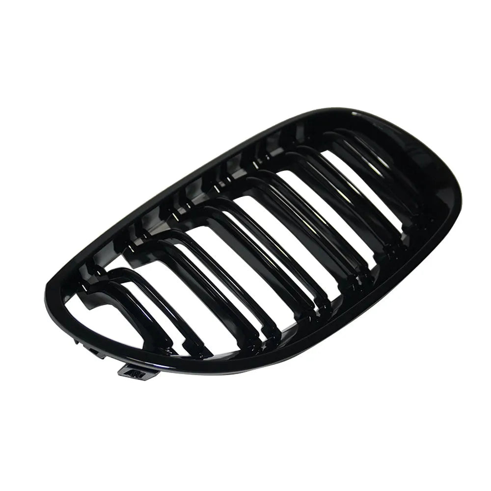 Carbon fibre style ABS front grille for BMW 5-Series E39 E60 E66 models.