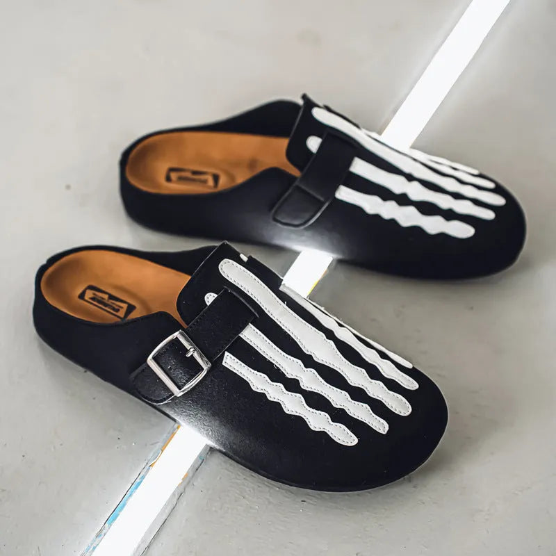 Men's low-top slip-on loafers in sand, black, or camel with embossed artificial leather upper and PVC sole, sizes 39-44.
