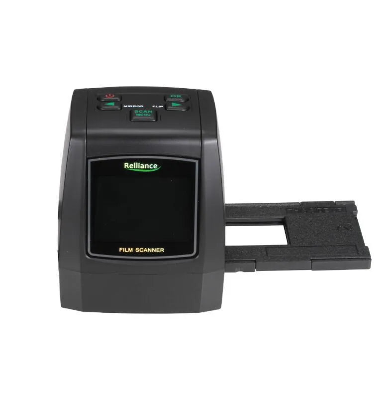14 megapixel film negative scanner with 2.4-inch LCD screen for converting 135, 126, 110 and Super8 film formats