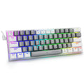 Z11 aluminium mechanical keyboard showing RGB lighting and mechanical key switches
