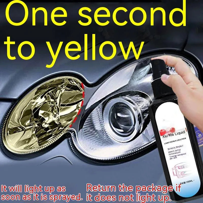 100ml bottle of car headlight restoration liquid for plastic lens polishing
