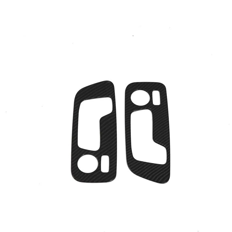 Black ABS plastic BMW X5 front row cup holder trim replacement for 2019 models