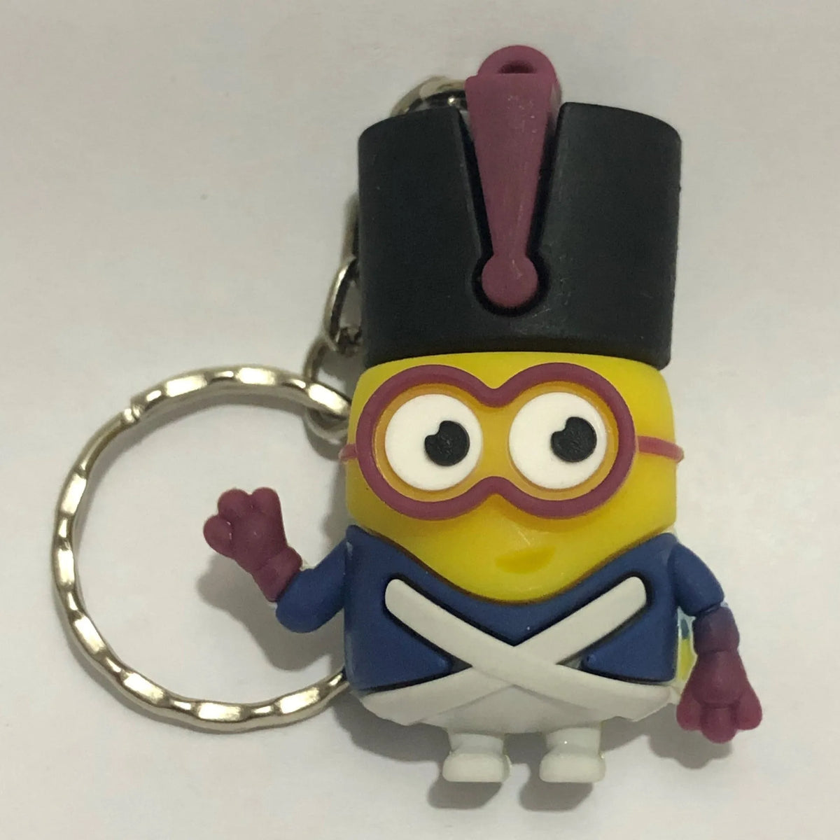 Halloween-themed skeleton skull USB flash drive with chain, showing detailed PVC cartoon design.