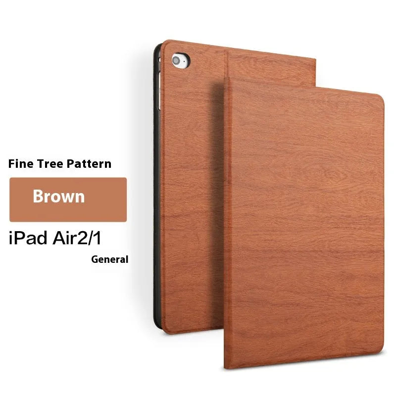 Universal iPad protective cover in imitation leather with bracket for Apple iPad models