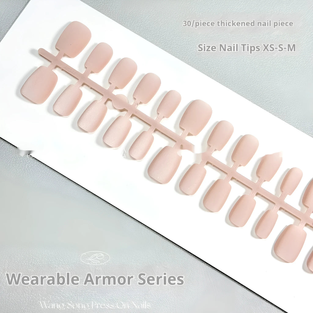 Set of frosted velvet Cat's Eye nail art wraps showing aurora and solid colour designs on short ladder sizes.