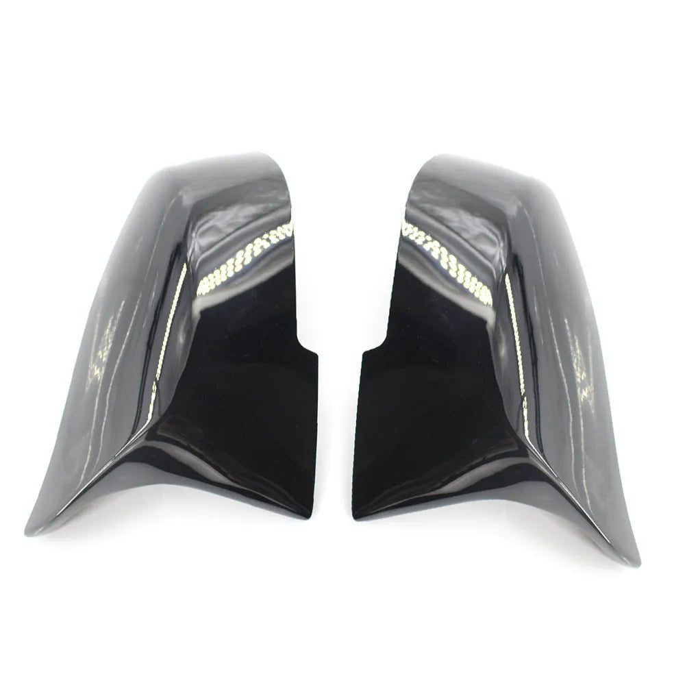 BMW 3 Series 4 Series modified horn rear-view mirror shell in paint bright black finish