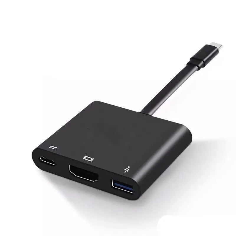 Black USB 3.1 Type-C to HDMI adapter cable for Nintendo Switch and USB-C devices
