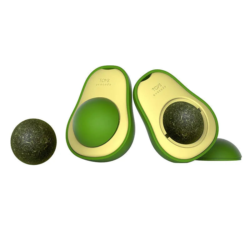 Avocado Cat Mint Catnip Toy 27mm rotating self-healing ABS ball for cats
